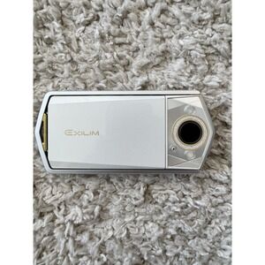 RARE Y2K Casio EX-TR Selfie Monster Digital Camera White Aesthetic Cyber Vibe